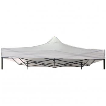 Cubierta de Techo para Gazebo 3x3 Blanco Impermeable Poliéster