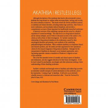 Libro de tapa dura sobre Akatisia y Piernas Inquietas