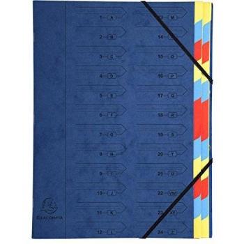 Clasificador Exacompta grapad. 24 comp. Rojo