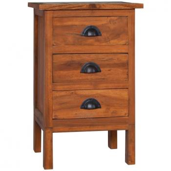 vidaXL Bedside Cabinet 40x35x60 cm Solid Teak Wood