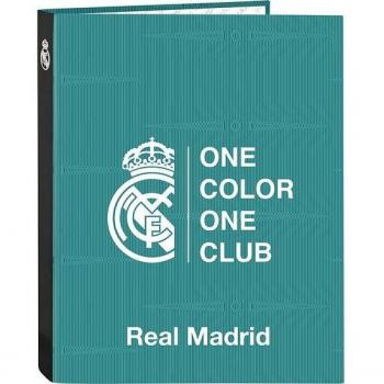 Carpeta Folio 4 Anillas Mixtas Real Madrid 3ª Equipación - Safta