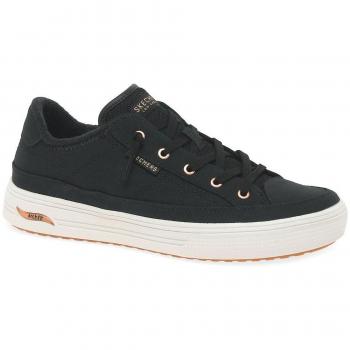 Skechers Women's Arch Fit Arcade Sneakers - Black/White - Size 7