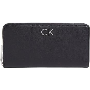 Calvin Klein RFID Protected Black Polyethylene Wallet with Metallic Logo