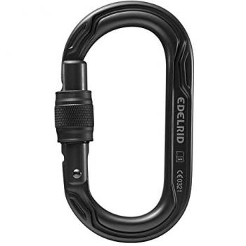 Mosquetón Oval Power 2500 con rosca Edelrid