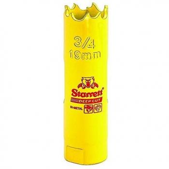 Starrett DCH019 Corona perforadora, Amarillo, 19 mm