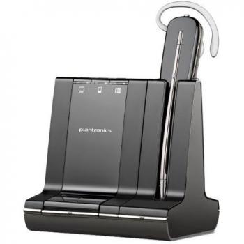 Plantronics Savi W740 Gancho de Oreja Monoaural Inalámbrico Negro - Auriculares