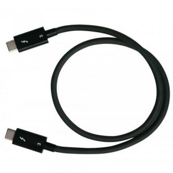 QNAP CAB-TBT305M-40G-LINTES 0,5 m Negro 40 Gbit/s - Cable Thunderbolt