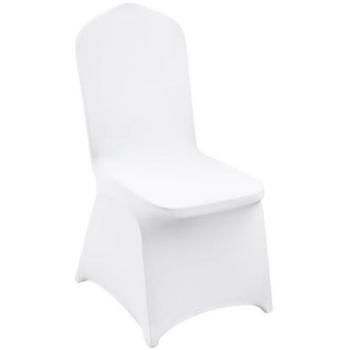 Universal 200 PCS Removable Washable Stretch Spandex Folding Chair Covers - White