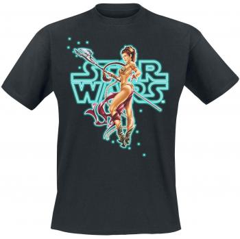 Star Wars Pin Up Camiseta Negro M