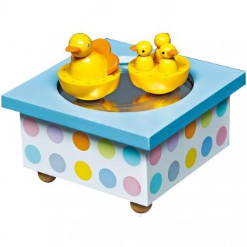 Trousselier - Caja de música para bebé, diseño patos