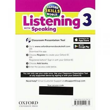 Oxford Skills World. Listening & Speaking 3. Classroom Presentation Tool Access Card