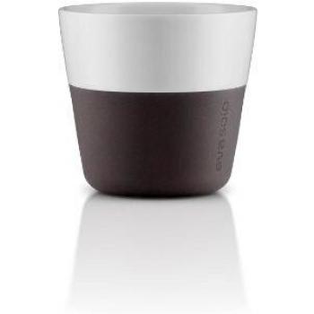 Eva Solo 501021 - Juego de vasos de Lungo, 2 piezas, carcasa de silicona, 230 ml, porcelana, diseño de elefante gris, 8,5 x 8,5 x 8 cm