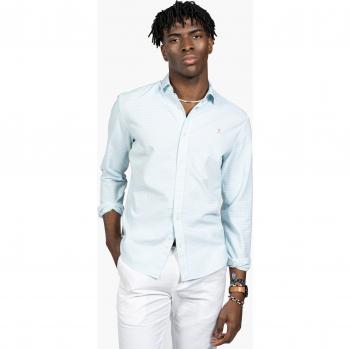 Camisa de hombre corte slim de rayas Villefranche Harper and Neyer