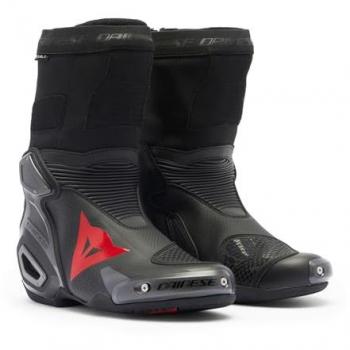 Dainese Axial 2 Air Botas de Moto Perforadas - Negro Rojo (Talla 43)