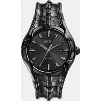 Reloj de Hombre Diesel Vert DZ2187 de Acero Inoxidable Negro con Fecha, 44 mm