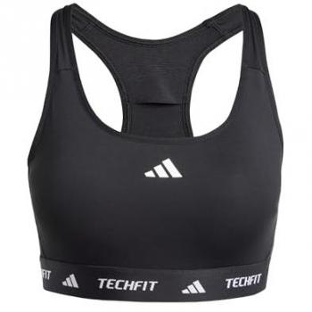 Sujetador Deportivo Adidas Techfit Negro M Mujer