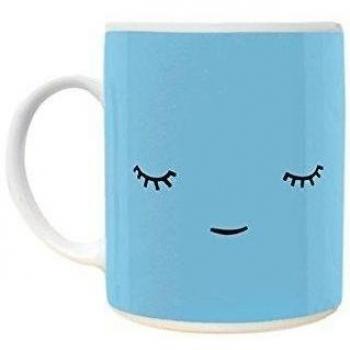 Paparajote Factory Mug Creature - Taza de desayuno original, color celeste