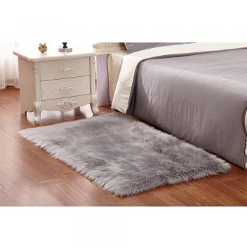 Falso Piel de carnero Vellón Alfombra 50 x 150 cm Shaggy Elegante De Pelo Largo Mullida Excelente piel Sintética de calidad Alfombra de Lana