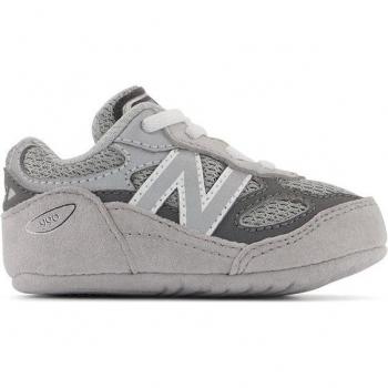 New Balance 990v6 Crib Bungee Baby Sneakers - Grey, Suede/Mesh