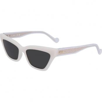 Liu Jo LJ781S 102 Women's Cat Eye Sunglasses White Size 55