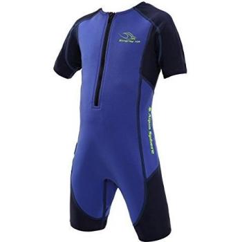 Aqua Sphere Stingray HP Traje de Baño de Neopreno de Manga Corta, Niños, Azul