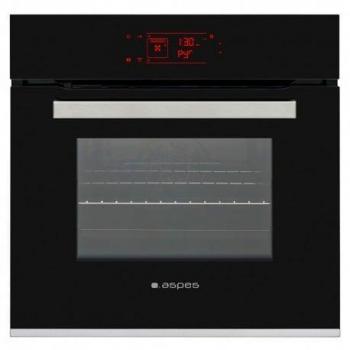 Horno Multifunción Aspes AHE1400PI con Sistema de Limpieza Pirolítico y 8 Funciones - Color Negro