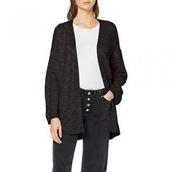 Jacqueline de Yong NOS Jdycrea Treats L/s Noos Cardigan Knt Chaqueta Punto, Gris