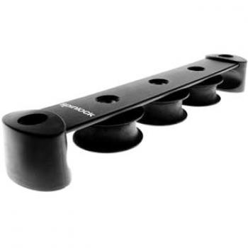 Soporte de Polea Spinlock Organizador de Cubierta 2 Puleas 38 mm