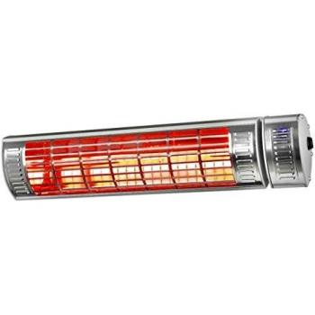 Eurom Calefactor de patio Golden 2500 Ultra RCD W plateado