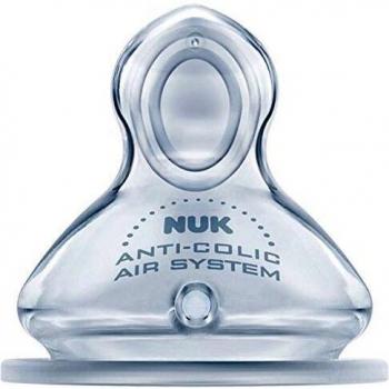 Tetinas NUK First Choice+ Silicona Anti-Cólico Tamaño 1 (0-6 meses) - Pack de 2