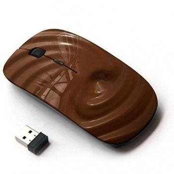 XP-Tech [ Ratón óptico 2.4G inalámbrico ] - Chocolate Textures