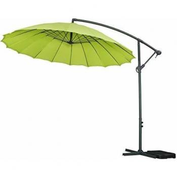 Parasol de Jardin ALU Lili 3 - Estilo japones - Ø3m - Verde