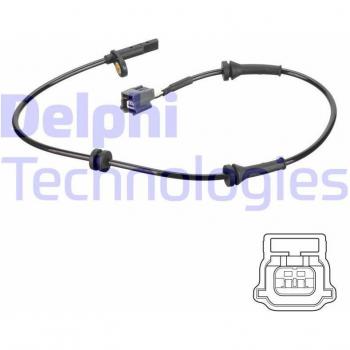 Sensor de ABS DELPHI SS20796, sensor de revoluciones de la rueda, compatible con varios modelos de vehículos, alta precisión en la medición, fácil instalación, fabricado con materiales duraderos para una larga vida útil