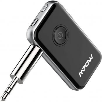 Bluetooth transmisor y receptor Mpow 2 en 1 inalámbrico Bluetooth 4.1 Adaptador con 3,5mm Adaptador de audio música streaming conmutable de audio portátil adaptador de música Bluetooth altavoces de coche para auriculares altavoz TV PC estéreo de coch