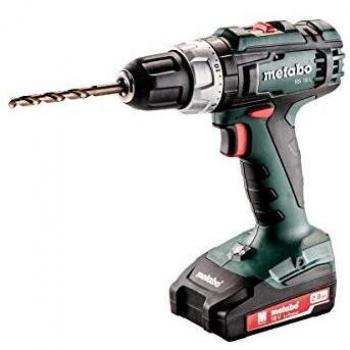 Metabo BS 18 L (602321500) Taladro Atornillador Inalámbrico de 18V con Batería Li-Power 2x2Ah y Cargador Incluido