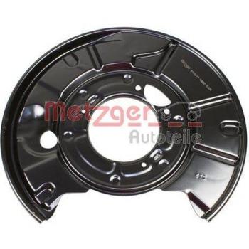 Chapa protectora contra salpicaduras, disco de freno METZGER 6115177