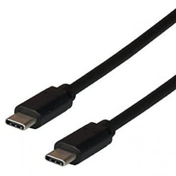 Cable USB 2.0 Tipo C a Tipo C de 0,5 m Negro EFB Elektronik