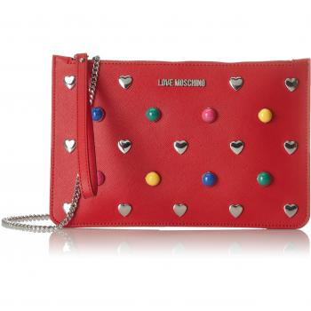 Love Moschino - Borsa Pu Rosso, Shoppers y bolsos de hombro Mujer, Rojo