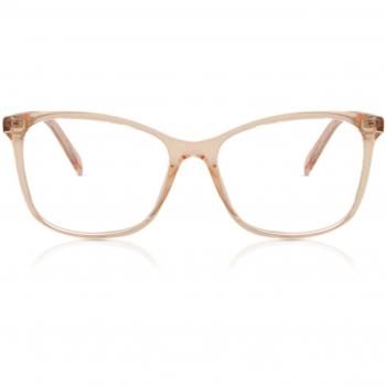 Square Full Rim Plastic Men's Prescription Glasses - Pink - Size 55 - Blue Light Block Available - SmartBuy Collection