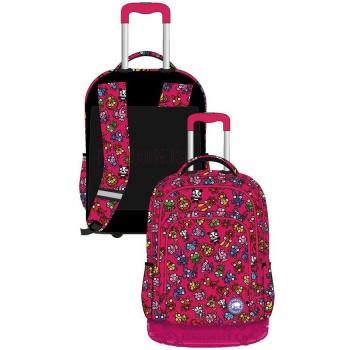 Mochila escolar triple con ruedas pitikis magnus 47x24x30cm