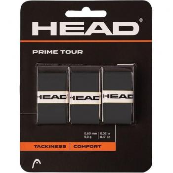 Overgrips Head Prime Tour Blíster 3 Unidades - Negro