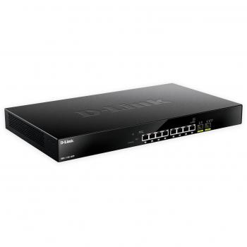 D-Link DMS-1100-10TP Managed L2 2.5G Ethernet PoE Switch - 1U Black