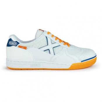 Munich G-3 Indoor Zapatillas de Fútbol Sala para Hombre, Color Blanco, Talla 42 EU