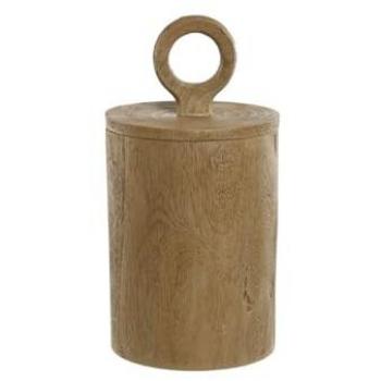 Caja-Joyero Home ESPRIT Marrón Resina 14 x 14 x 28 cm