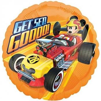 Amscan International 3622701 Mickey Roadster Get Set Go - Globos de Papel de Aluminio