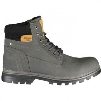 Carrera Sleek Lace-Up Boots with Contrast Details - EU43/US10, Male, Gray, Size: 10 US, Laced Polyester Boot