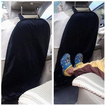 Ciaoed Protector de Asiento de Coche Impermeable Oxford Kick Mats Protección Fundas para Bebé y Niño 2 Pieza Universal Protector de Respaldo de Asiento de Coche
