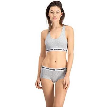 Top Deportivo Puma Racer Back para Mujer Gris XS