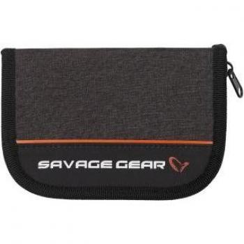 Billetera Zipper Savage Gear 1 para cebos, capacidad para 12 compartimentos, medidas 17x11cm