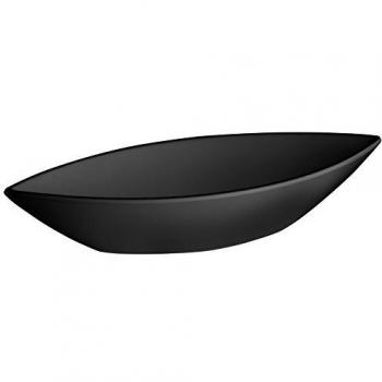 Lacor - 63567 - Fuente De Melamina Oval Classic 32x12x6 cm - Negro